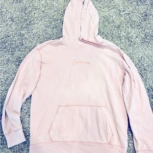Hollister light pink hoodie